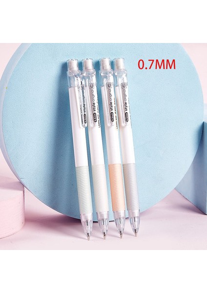B-4pcs-0.7mm 2/4pcs 0.5mm/0.7mm Mekanik Kurşunkalemler Okul Malzemeleri Kalem Çubukları Mekanik 7 mm Tutucu 5 Kawaii Kırtasiye Yenilik Çizim Çantası (Yurt Dışından)