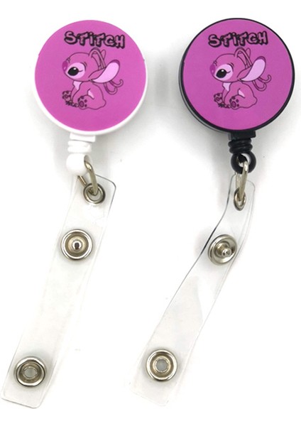 25 Lilo Stitch Karikatür Geri Çekilebilir Makaralı Isimlik Kordon Hemşire Kımlık Iş Kredi Kartı Çalışma Kartı Rozeti Tutucu Ofis Öğrenci Klip Kartı (Yurt Dışından) indirimleri