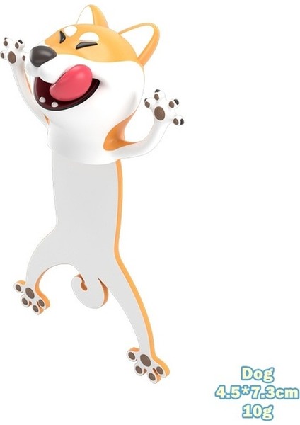 2 Köpek 1 Adet Yaratıcı 3D Stereo Kitap Okuma Için Yer Imi Karikatür Hayvan Işaretleyici Sevimli Panda Köpek Köpekbalığı Sayfa Tutun Çocuklar Hediyeler Okul A6660 (Yurt Dışından)
