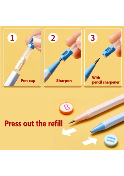 2b Set Set D Deli Mekanik Kurşun Kalem 2.0mm Kurşun Hb 2b Kroki Yazma Otomatik Kalem Yedekler Çocuklar Için Kırtasiye Kalemtıraş Kalem (Yurt Dışından) indirimleri
