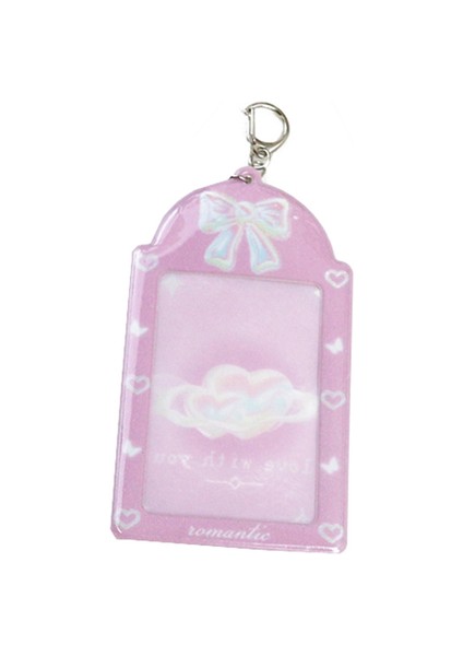 Pembe Pvc 3 Inç Yıldız Kart Sahibinin Kol Ins Kore Tarzı Yıldız Küçük Kart Saklama Kitabı Tatlı Karikatür Aşk Kart Kapaklı Anahtar Kolye (Yurt Dışından)