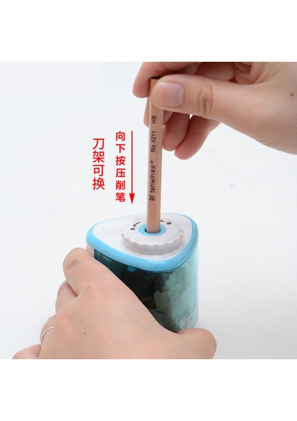 Pembe Sevimli Okul Malzemeleri Otomatik Bileme Elektrikli Kalemtıraş 6-12MM Kalemler ve Renkli Kalemler Için Iki Çift Delik Anahtarı (Yurt Dışından) modelleri