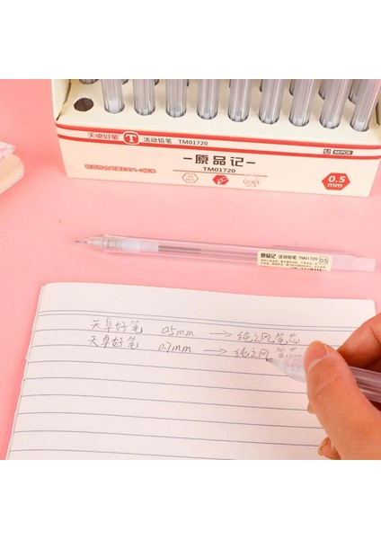 0.7 Takım H Plastik Otomatik Mekanik Kalem Seti 0.5 0.7mm 2b Hb Siyah Kurşun Dolum Yazma Sanat Çizim Okul Japon Tarzı (Yurt Dışından) indirimleri