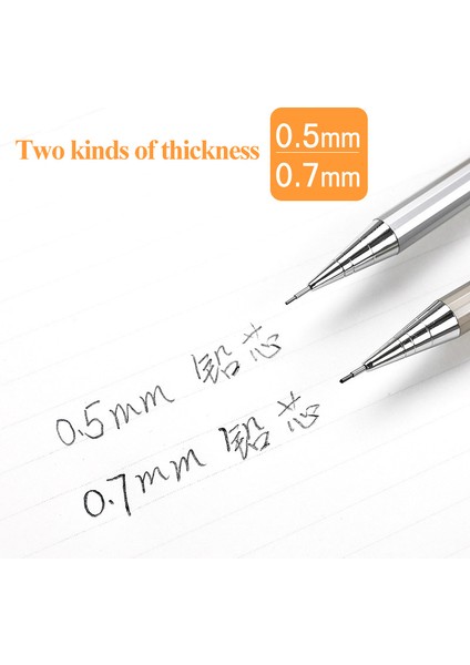 0.5mm-1pen-2b-Lead-E Mg 1001 0.5mm/0.7mm Metal Mekanik Kurşunkalemler Öğrenciler Kroki Çizim Otomatik Kalemler Yazma Grafit Kurşun Kalemleri Değiştirin (Yurt Dışından)