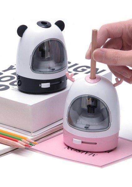 Mavi Yeni Elektrikli Kalemtıraş Anahtarı Otomatik Kalemtıraş Mekanik Ofis Okul Malzemeleri Için Kawaii Sevimli Kırtasiye (Yurt Dışından) modelleri