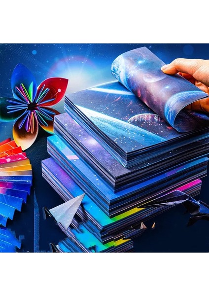 50 YAPRAK-15X15 cm Çocuk Için Renkli Kağıtlar Dıy El Yapımı Kağıt Vinç Kare Renkli Origami Kağıt Çift Taraflı Boyama Katlama Kraft El Işi Kağıdı Sanat Malzemesi (Yurt Dışından) indirimleri