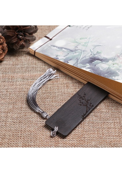 Bambu 1 Adet Retro Imi Sandal Ağacı Etiket Kitap Klipsi Sayfalandırma Mark Çin Tarzı Vintage Katı Ahşap El Sanatları Kırtasiye Okul Malzemeleri (Yurt Dışından) indirimleri