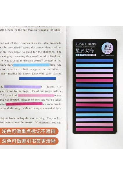 Stil 5 300 Yaprak Gökkuşağı Renk Dizini Bloknot Yayınlandı Yapışkan Notlar Kağıt Etiket Not Defteri Imi Okul Malzemeleri Kawaii Kırtasiye (Yurt Dışından)