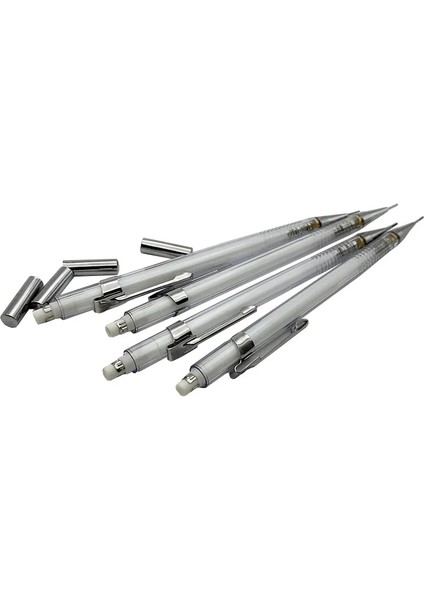 4 Adet 0.7mm Kalem Yüksek Kalite 4 Adet/takım 0.3 0.5 0.7 0.9mm Basit Beyaz Mekanik Kurşun Kalem Öğrenci Yazma Boyama Kırtasiye Okul Malzemeleri (Yurt Dışından)
