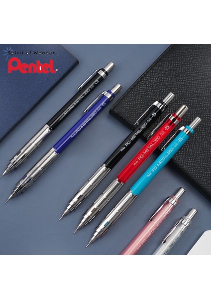 0.5mm Kırmızı Japonya Pentel Düşük Ağırlık Merkezi Mekanik Kurşun Kalem Metal Kalem Kavrama PG-METAL350 Profesyonel Şartname 0.3/0.5/0.7/0.9 (Yurt Dışından) fiyatları