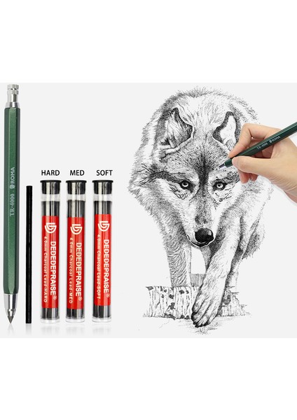 1pen-4.0mm 15 Renk 3.0/4.0 mm Renkli Mekanik Renkli Otomatik Kurşun Kalem Kurşun Sanat Kroki Çizim Renk Kurşun Okul Ofis Malzemeleri Yeni (Yurt Dışından) fırsatları