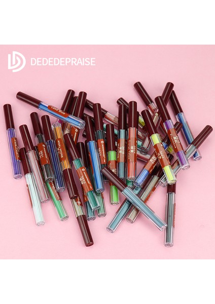 Red-2pcs Dededepraıse Pres Tipi Otomatik/mekanik Kurşun Kalem Dolum 2.0mm 36 Renk Renkli Kurşun Kalem Kurşun Kalın Kurşun/çekirdek/yedek Değiştirme (Yurt Dışından) fırsatları