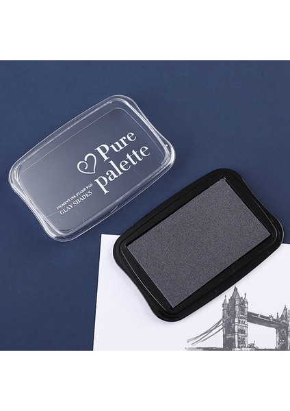 J 12 Renkler Büyük Boy Vintage Inkpad Damga Dıy El Sanatları Scrapbooking Mürekkep Pedleri Kauçuk Ahşap Pullar Kağıt Inkpads Kağıt Dekor (Yurt Dışından)