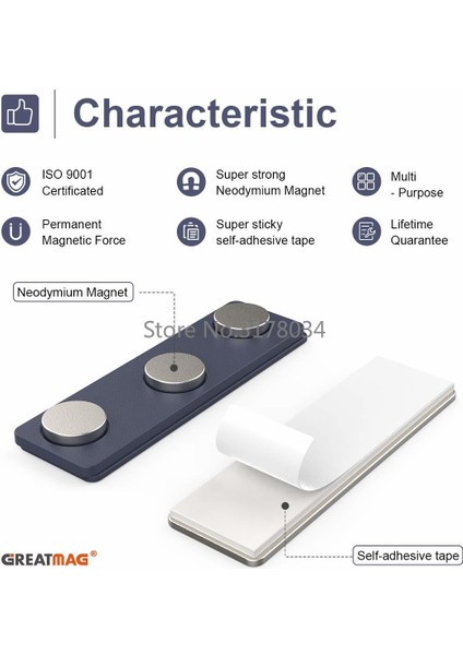 50 Takım 10 Adet Rozet Mıknatıslar Manyetik Yaka Kartı Sahipleri Isim Etiketi Mıknatıs Arkaları 3 Mıknatıs ile 44X13MM/1.76X0.5 Inç (Yurt Dışından) fiyatları