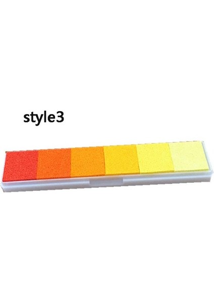Style3 1 Adet Çocuk Parmak Izleri Dıy Scrapbooking Vintage Sanat El Sanatları Mürekkep Pedi Renkli Inkpad Pullar Yağ Bazlı Dekoratif Damga (Yurt Dışından)