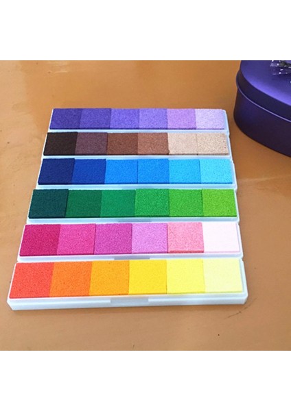 Style3 1 Adet Çocuk Parmak Izleri Dıy Scrapbooking Vintage Sanat El Sanatları Mürekkep Pedi Renkli Inkpad Pullar Yağ Bazlı Dekoratif Damga (Yurt Dışından) fiyatları