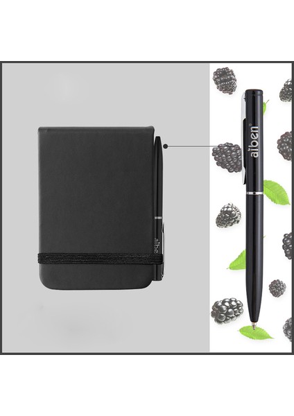 Siyah Cep Boyutunda Küçük Defter, Bloknot Pu Deri Kapak 46 Yaprak Boş Astarlı (Yurt Dışından)