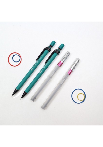 2 Green-2 Yedekler Otomatik Kalem 0.5 mm Siyah Plastik Mekanik Kurşunkalemler 2b Yedekler Çocuk Çizim Boyama Okul Kırtasiye Malzemeleri (Yurt Dışından)