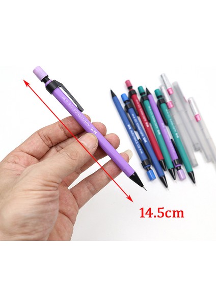 2 Green-2 Yedekler Otomatik Kalem 0.5 mm Siyah Plastik Mekanik Kurşunkalemler 2b Yedekler Çocuk Çizim Boyama Okul Kırtasiye Malzemeleri (Yurt Dışından) fırsatları