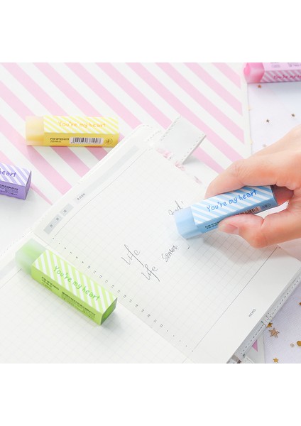 6 Tasarımlar Set 1 Adet Gökkuşağı Renkli Silgi Doldurma ile Güzel Kalp Yıldız Temizleme Düzeltme Araçları Kalemler Ofis Okul A6993 (Yurt Dışından) indirimleri