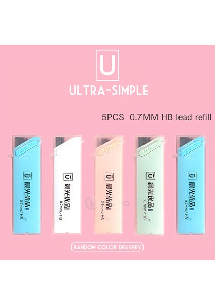 0.7mm 5 Adet Mg Sakura Çiçekleri Otomatik Kalem 0.5mm/0.7mm Pembe Hiçbir Kırık Dolum Mekanik Kurşun Kalemler Çocuklar Hediyeler Için Öğrenci Malzemeleri (Yurt Dışından)