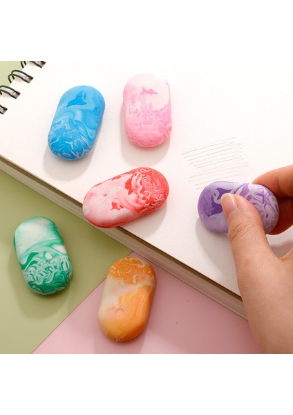 Rastgele Renk 1 Adet Mermer Silgi Kawaii Kırtasiye Gomas De Borrar Ofis Malzemeleri Okul Çocuklar Için Silgi Fournitures Scolaires Kauçuk (Yurt Dışından) fiyatları