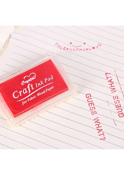 M 15 Renk Inkpad El Yapımı Dıy Zanaat Yağ Bazlı Mürekkep Pedi Kumaş Ahşap Kağıt Scrapbooking Mürekkep Pedi Parmak Boyama (Yurt Dışından)