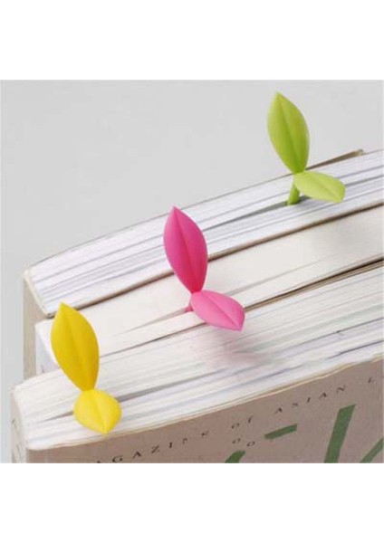 Sarı Yaratıcı Yeşil Çim Imi Kawaii Yumuşak Silika Jel Yaprak Damar Kitap Ayracı Öğretmen Hediye Memuru Okul Kırtasiye Yenilik Öğesi (Yurt Dışından)