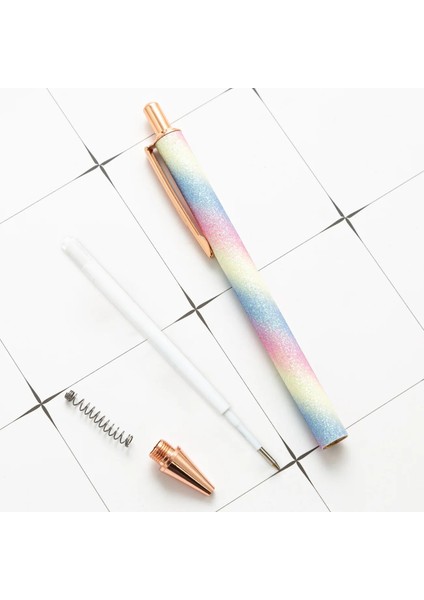 Gül Altın Tükenmez Kalemler Metal Basın Geri Çekilebilir Pürüzsüz Yazma Altın Pembe Kız Hediye Dayanıklı Ofis Okul Malzemeleri Kırtasiye Yazma Kalem (Yurt Dışından) fırsatları