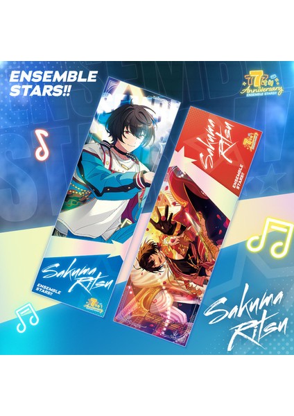 1 Adet Sakuma Ritsu Topluluk Yıldız Bilet Imi Tenshouin Eichi Sakuma Rei Sena Izumi Kitap Klipsi Sayfalandırma Işareti Sevimli Kırtasiye Okul Malzemeleri (Yurt Dışından)