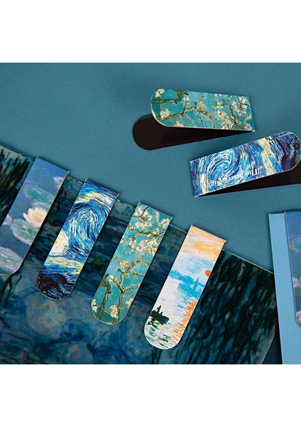 12 1 Adet Van Gogh Manyetik Yer Imleri, Edebiyat ve Sanat Dıy Dekoratif Kitap Ayracı Sayfaları, Kırtasiye ve Öğrenci Ofis Malzemeleri (Yurt Dışından) indirimleri
