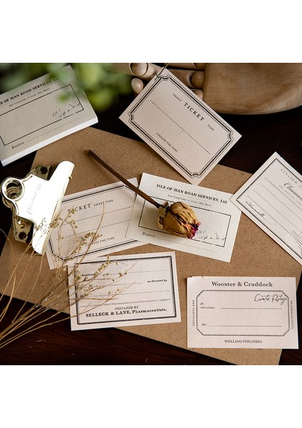 E Nedıe 50 Sayfalık Vintage Bloknot Okul Ofis Önemsiz Dergisi Malzemeleri Dıy Scrapbooking Malzemeleri Kırtasiye Notları Kraft El Işi Kağıdı (Yurt Dışından)