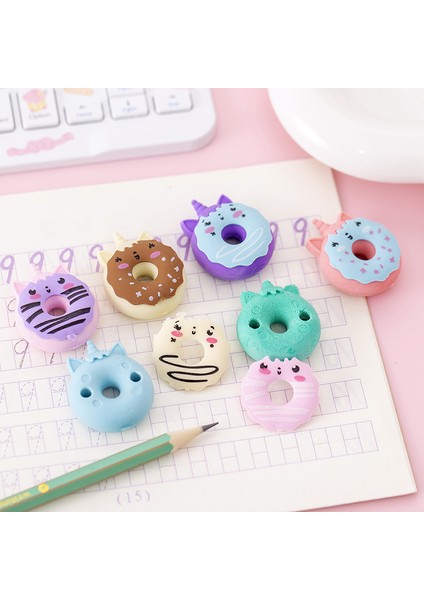 Rastgele 1 Adet Donut Unicorn Kauçuk Sevimli Karikatür Öğrenci Ödül Kırtasiye Sevimli Silgi Kedi Ofis Malzemeleri (Yurt Dışından) fiyatları