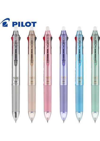 0.5 Pembe Yeni Japonya Pilot Frixion Kalem 3'ü 1 Arada Silinebilir Jel Kalem Çok Renkli LKFB-60EF /uf 0.5 / 0.38 mm Pastel Renkler (Yurt Dışından)