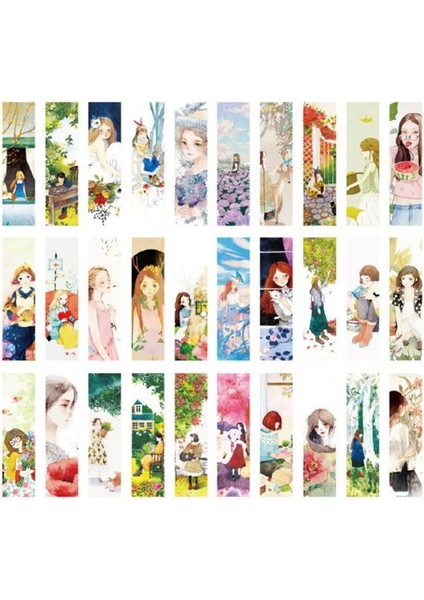 Stil 5 30 Adet Yaratıcı Çin Tarzı Kağıt Imleri Boyama Kartları Retro Güzel Kutulu Imi Hatıra Hediyeler Xxuc (Yurt Dışından)