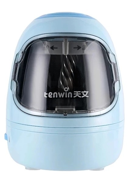 Mavi Tenwin Yuvarlak Kask Kalemtıraş Çift Güçlü USB Kalemtıraş Ayarlanabilir Elektrikli Kalemtıraş Kampüs Kırtasiye (Yurt Dışından) indirimleri