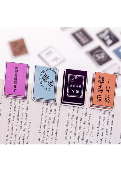 E 4 Adet/takım Manyetik Imleri Karikatür Sevimli Öğrenci Kitap Tutucu Kırtasiye Kağıt Mıknatıs Kitap Işaretleri Klasörü Ofis Etiket Klip (Yurt Dışından) modelleri