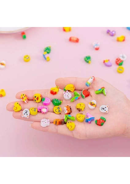 Friut 100 Adet/takım Kawaii Silgi Yaratıcı Karikatür Mini Kalem Kauçuk Hayvan Meyve Noel Çocuklar Için Silgi Okul Kırtasiye Malzemeleri (Yurt Dışından) fırsatları