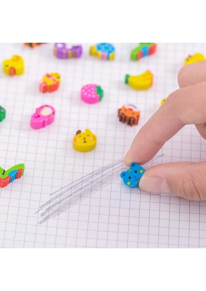 Friut 100 Adet/takım Kawaii Silgi Yaratıcı Karikatür Mini Kalem Kauçuk Hayvan Meyve Noel Çocuklar Için Silgi Okul Kırtasiye Malzemeleri (Yurt Dışından) indirimleri