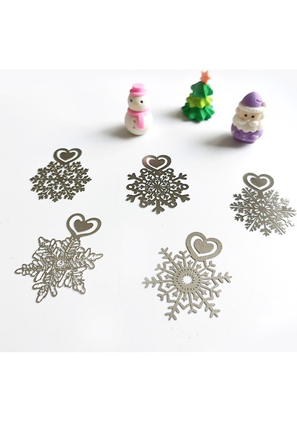 No.1 Kar Tanesi Yer Imleri Paslanmaz Çelik Mutlu Noeller Kitap Sayfası Işaretleyici Metal Çiçek Kitap Ayracı (Yurt Dışından) fırsatları