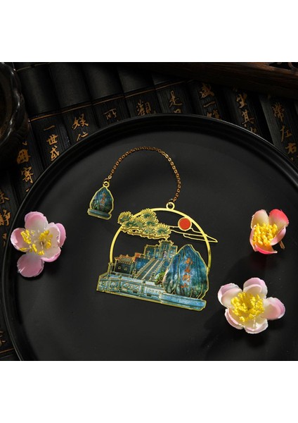 K Kitap Klipsi Püskül Vintage Geometrik Kolye Kitap Işaretleyici Oymak Okuma Asistanı Çin Tarzı Pirinç Imi Okul Malzemeleri (Yurt Dışından) indirimleri