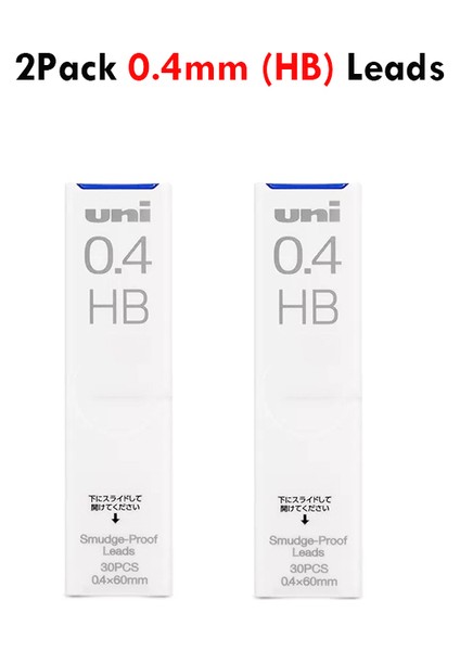 2 Kutu 0.4 mm Hb Talepleri Unı Metal Mekanik Kurşun Kalem Profesyonel Kroki Çizim Büküm Kilit Açma Anti Kırık Çekirdek Öğrenci Öğrenme Boyama Kırtasiye (Yurt Dışından)