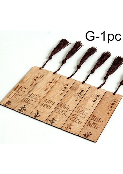 G Chic Hatıra Kırtasiye Öğrencileri Hediye Çin Tarzı Ofis Kitap Klasörü Ahşap Imi Kitap Klibi Sayfalandırma Işareti (Yurt Dışından)