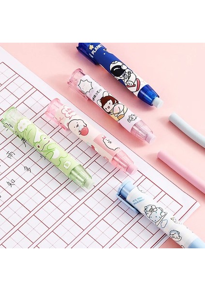 A5 Kawaii Geri Çekilebilir Silgi Kalem Kauçuk Yumuşak Dolum Çekirdek Çocuklar Için Sanat Yazma Silgi Kalem Ofis Düzeltme Malzemeleri Kırtasiye (Yurt Dışından) fırsatları