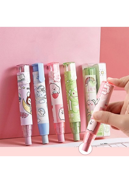 A5 Kawaii Geri Çekilebilir Silgi Kalem Kauçuk Yumuşak Dolum Çekirdek Çocuklar Için Sanat Yazma Silgi Kalem Ofis Düzeltme Malzemeleri Kırtasiye (Yurt Dışından) indirimleri