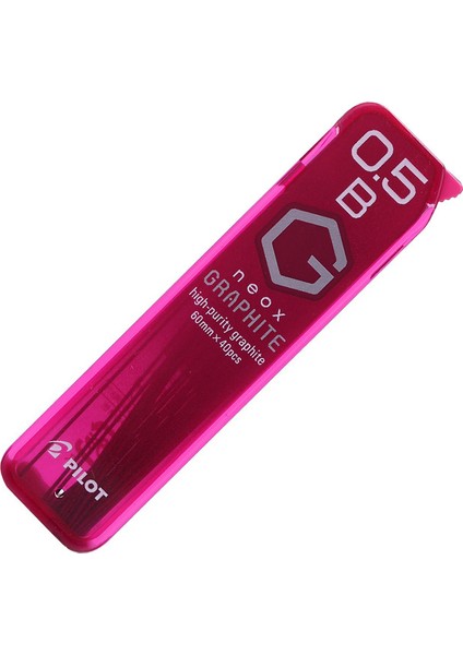 B Pilot HRF5G-20 Mekanik Kurşun Kalem Kurşun Dolum Neox Grafit 0.5mm Öğrenci Yazma Kırılması Kolay Değil Çekirdek Hb/2b/2h/h Kırtasiye (Yurt Dışından)