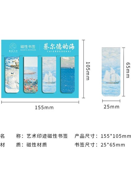 D 4 Adet Mıknatıs Imi Dünyaca Ünlü Tablolar Retro Van Gogh Yıldızlı Gökyüzü Okuma Kitap Ayracı Kırtasiye Malzemesi Okul Ofis Arzı (Yurt Dışından) modelleri