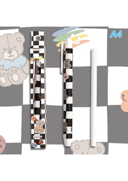 A11 Sevimli Karikatür Basın Geri Çekilebilir Kurşun Kalem Silgisi Düzeltme Malzemeleri Kalem Tipi Silgi (Yurt Dışından) fırsatları