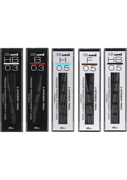 0,5 mm 4b Yeni!japonya Unı Hi-Unı 03/05-300 Mekanik Kurşunkalemler Için Basınca Dayanıklı Yoğunluk Uçları Pürüzsüz Yedekler Kırılmaz 0,3 Mm/0,5 mm (Yurt Dışından)
