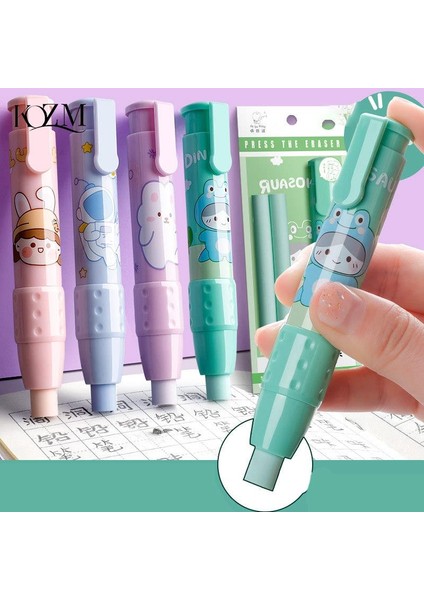 Pembe Silgi Kalem Geri Çekilebilir Basın Kalem Kauçuk Düzeltme Malzemeleri Okul Kırtasiye Silgi Çocuklar Için Yumuşak Sanat Silgi Kalem Sevimli (Yurt Dışından) modelleri